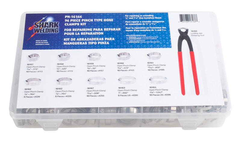 Pinch Type Clamp & Crimper Assortment 91 Piece - Miscellaneous
