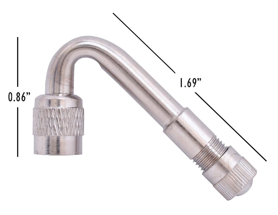 Dill Metal Valve Extension 1.69" 135 Deg. Bend - Cores / Caps and Accessories