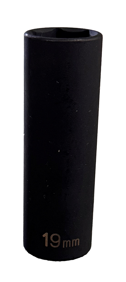 1/2" Drive Impact Socket 19mm Deep Extra Thin Wall - Sockets