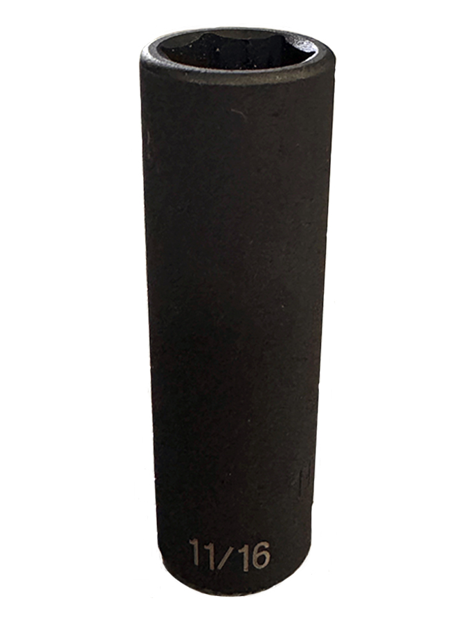 1/2" Drive Impact Socket 11/16" Deep - Sockets