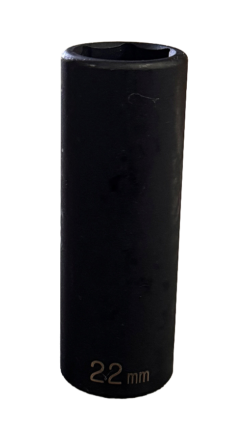 1/2" Drive Impact Socket 22mm Deep - Sockets
