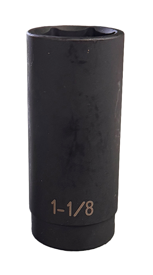 1/2" Drive Impact Socket 1-1/8" Deep - Sockets