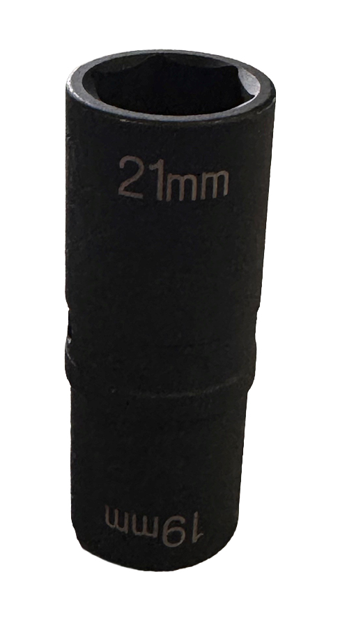 1/2" Drive Impact Flip Socket 19mm x 21mm Deep - Sockets