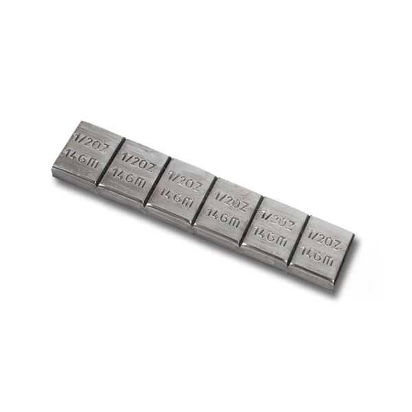 Lead Wheel Weight 0.50 oz. 1/2" Adhesive Cold Weather - Adhesives - Lead