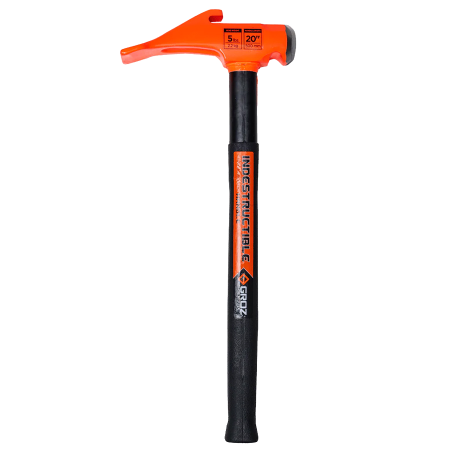 Groz 20" Indestructible Handle Bead Breaker Hammer 5 lb. - Hammers, Hammer Handles & Acc