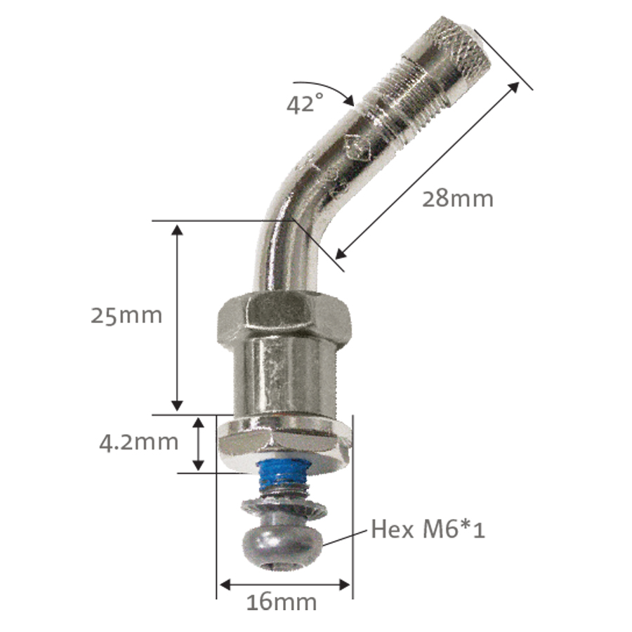 Hamaton Alcoa TPMS Valve PVR128 Box of 10 - Valves and Service Kits