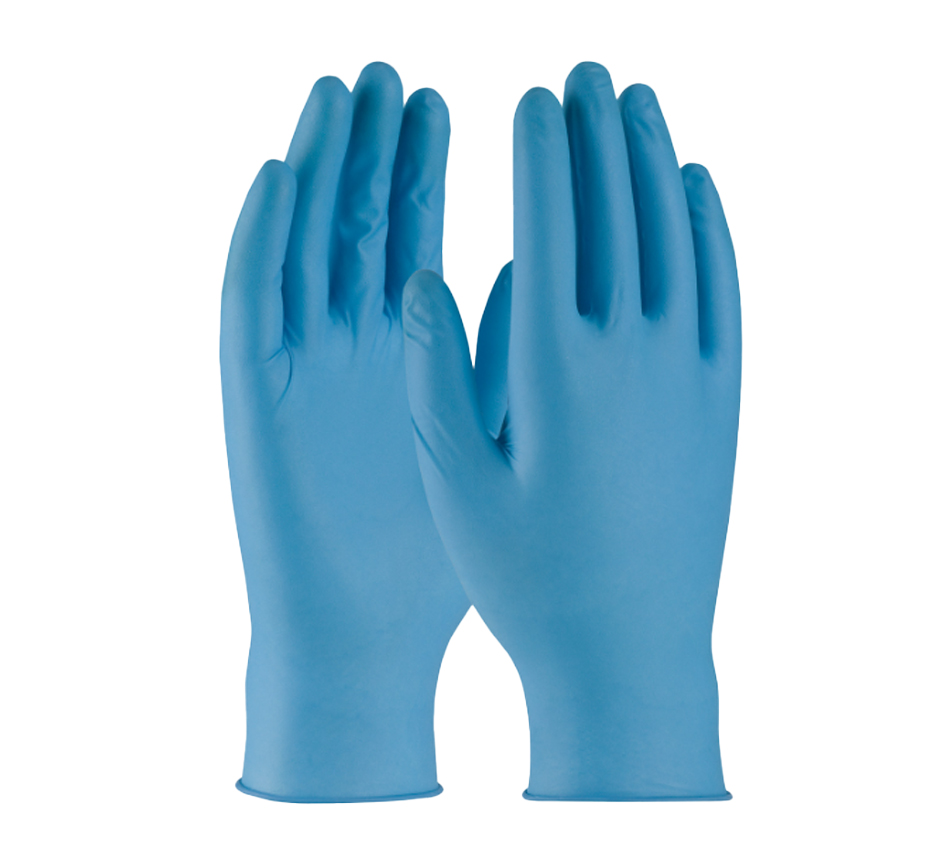 Disposable Nitrile Glove, Powder Free with Textured Grip - 8 mil - Gloves