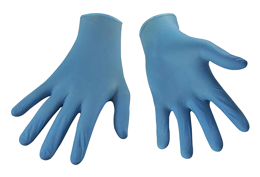 Blue Nitrile Gloves 4 mil, Xtra Large - Gloves