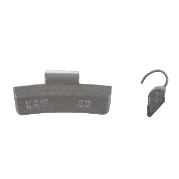 Lead Wheel Weight 20 gm. IAW Type Coated 25/Box (4.8) - Knock-On - Lead Coated