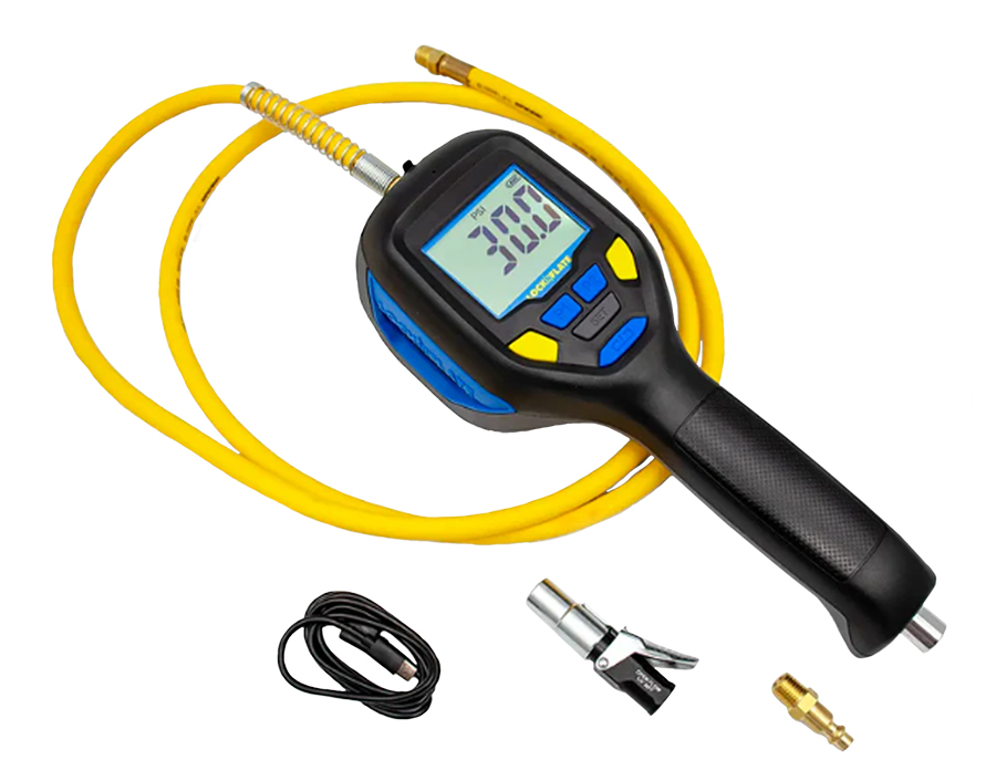Lock N Flate Digital Inflator with Lock On Air Chuck - Gauges / Chucks
