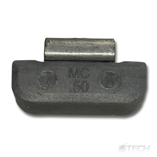 Plasteel Wheel Weight 0.50 oz. MC Type 25/Box - Knock-On - Steel