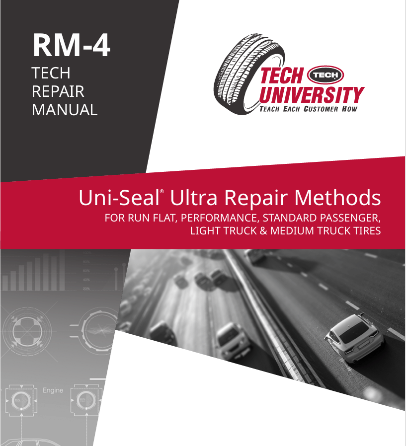 Tech Uni-Seal Ultra Repair Methods Manual - Tire Repair Materials