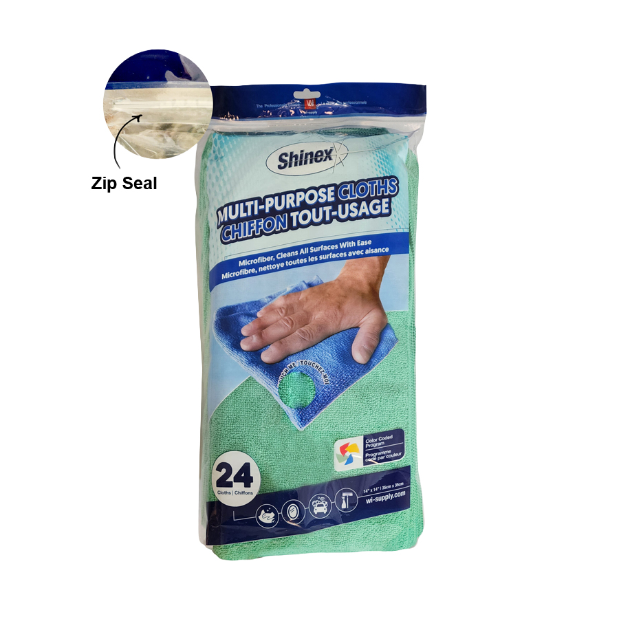 Microfiber Towels 14" x 14" 24/Pack - Miscellaneous