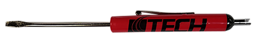 Tech Screwdriver With Valve Core Tool - Tools and Accessories
