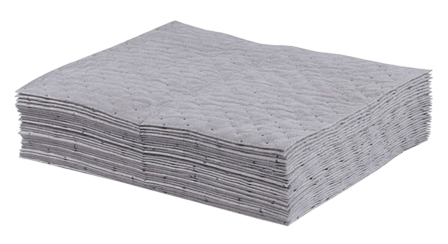 Absorbent Mat 16"x18" Pads Gray Pack of 100 - Miscellaneous