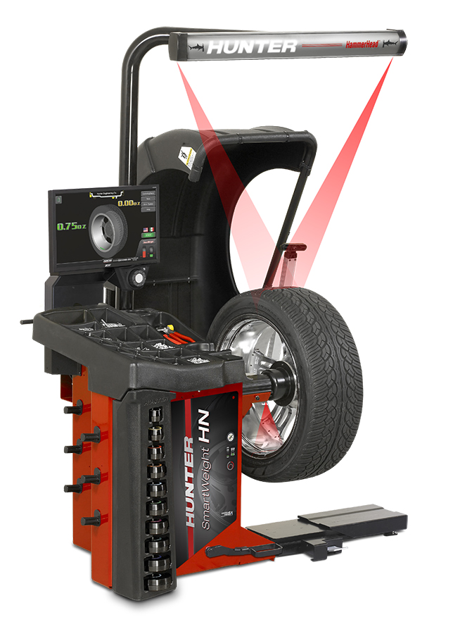 SmartWeight~ Hybrid Balancer - Includes single-knob interface navigation, SmartWeight, wheel lift, TDC laser - Balancers-Tire
