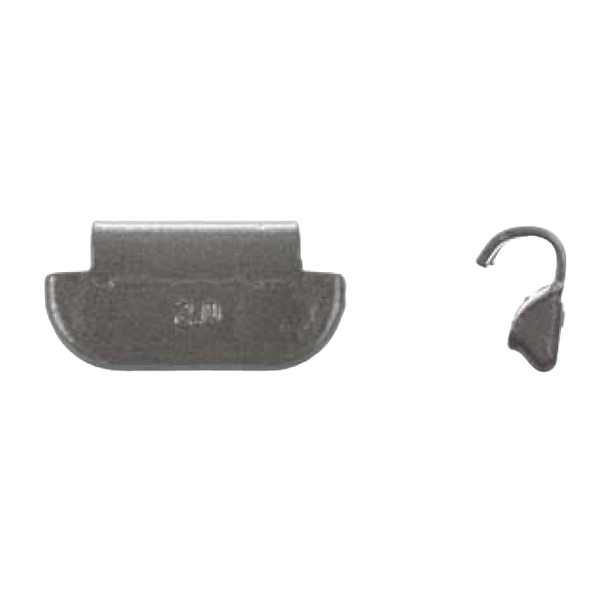 Lead Wheel Weight 8.00 oz. TAL Type Truck Coated 25/Box - Knock-On - Lead Coated