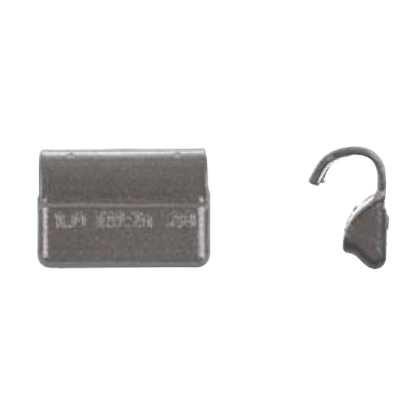 Zinc Wheel Weight 3.00 oz. TAL Type Truck Coated 25/Box - Knock-On - Zinc Coated