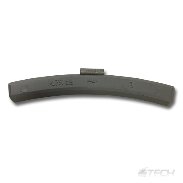 Plasteel Wheel Weight 2.75 oz. T Type 25/Box - Knock-On - Steel