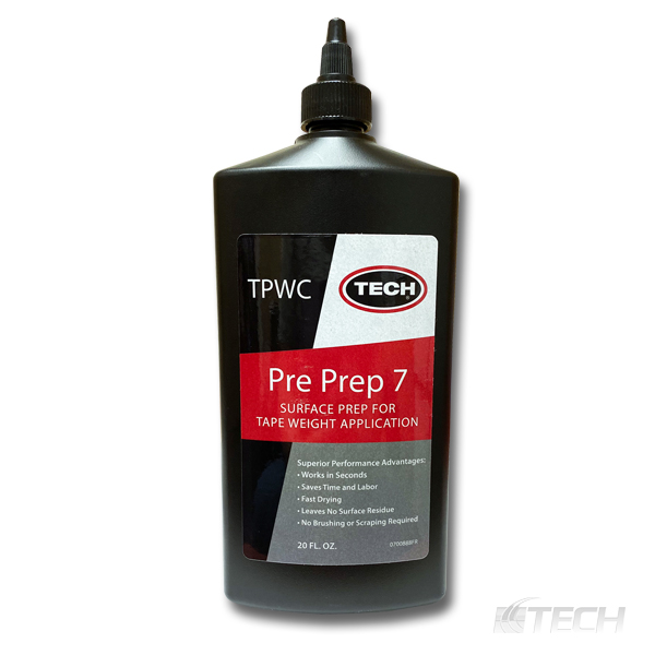 Adhesive Wheel Weight Surface Prep  20 oz. Bottle - Tools
