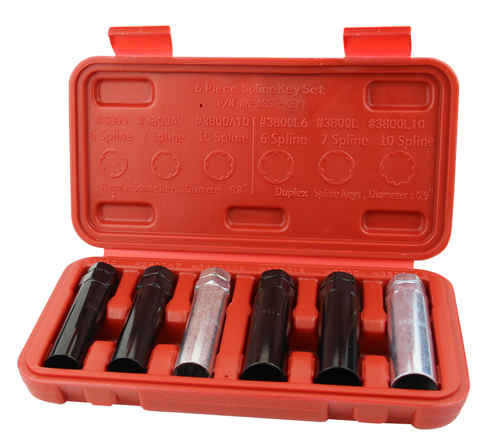 Spline Lug Nut Master Key Set - Passenger Lug Nuts and Acc