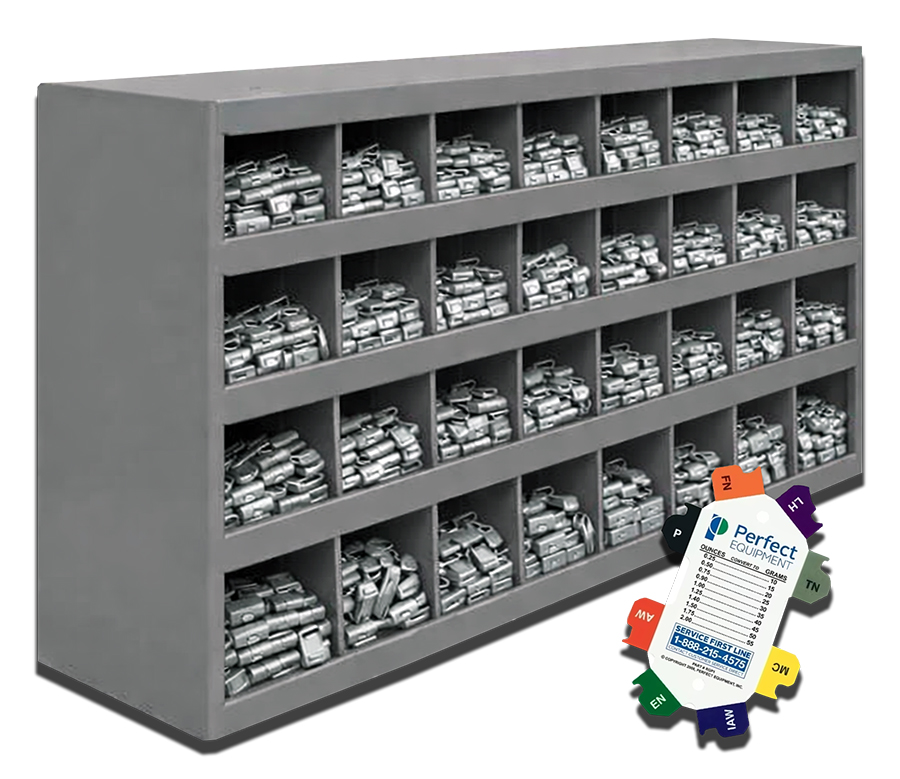 Steel Clip On Wheel Weight Kit - Passenger - Lead